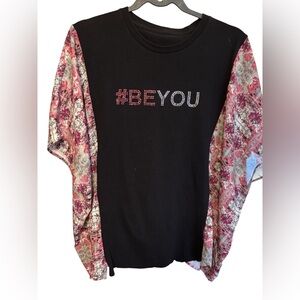 Black #BEYOU Rocktop